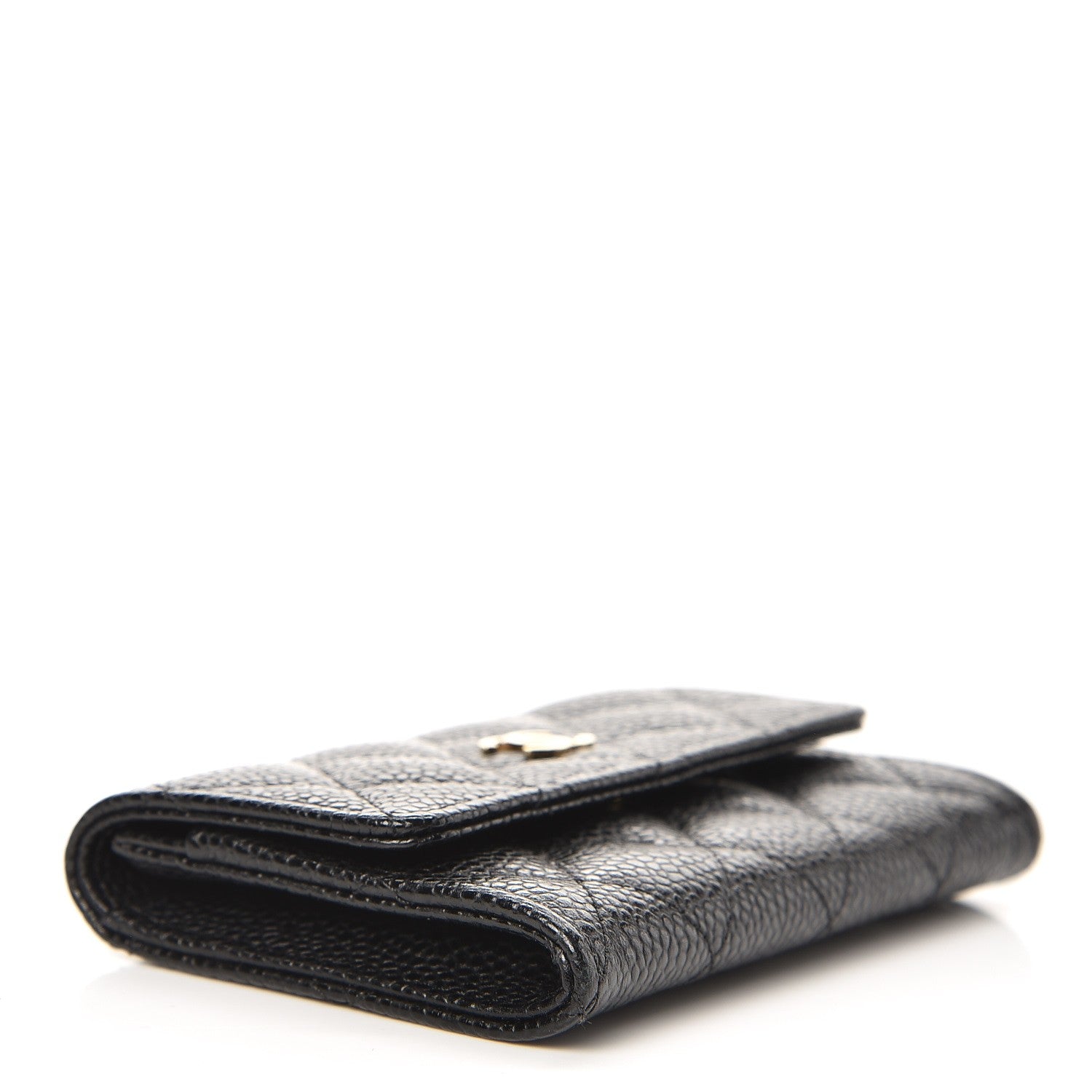 Chanel Caviar Quilted Flap Card Holder Black 4 of 11