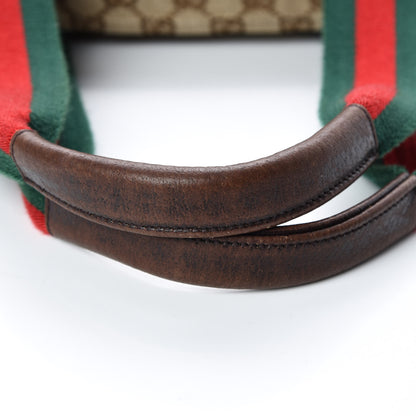 Gucci Monogram Web Large Diaper Tote Brown 19 of 19