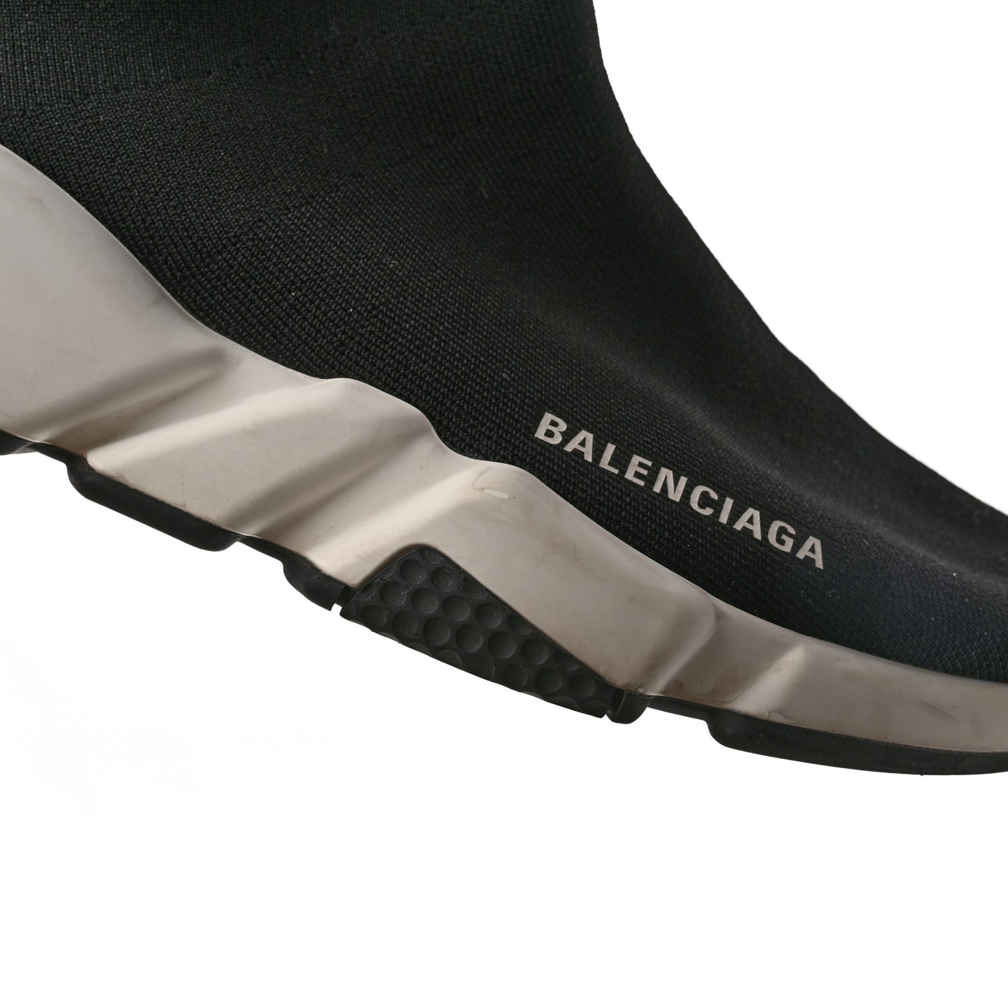 Technical 3D Recycled Knit Womens Speed Sneakers 40 Black White