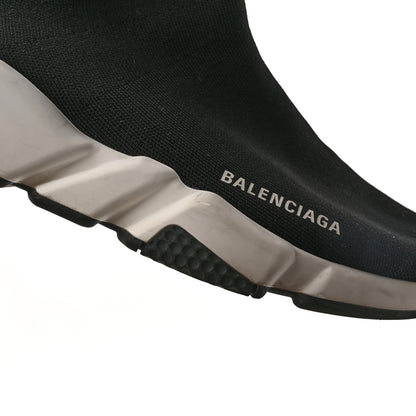 Balenciaga Technical 3D Recycled Knit Womens Speed Sneakers 40 Black White 13 of 13