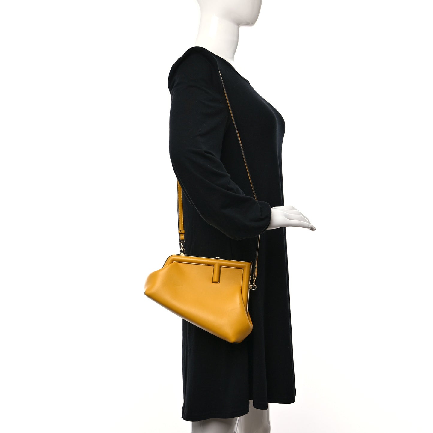 Shiny Nappa Small Fendi First Mimosa