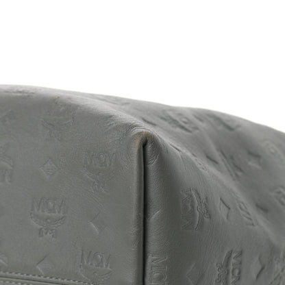 MCM Calfskin Ottomar Monogram Large Klara Hobo Grey 11 of 17