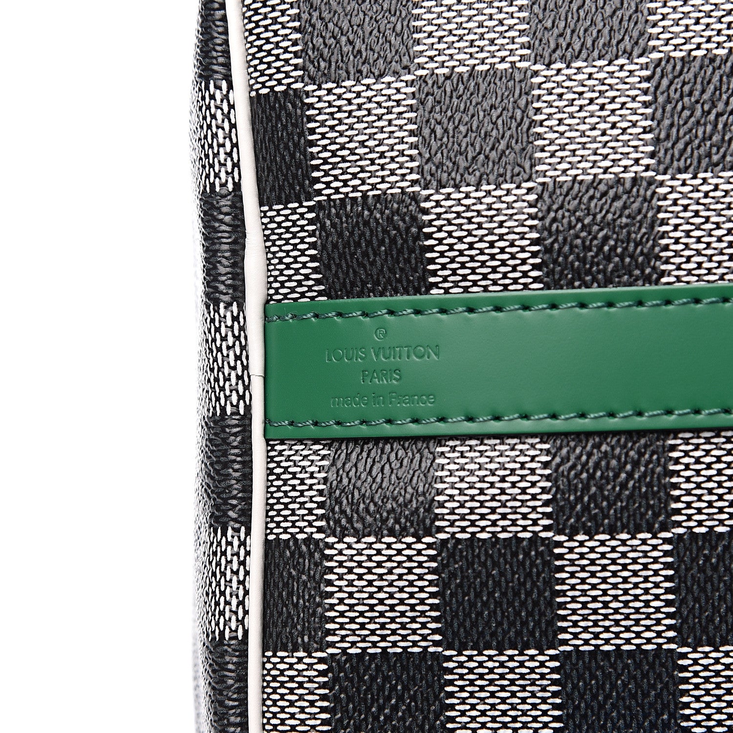 Louis Vuitton Damier Speedy Bandouliere 30 Black White 7 of 9