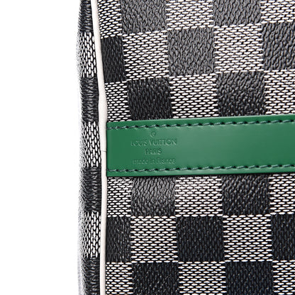 Louis Vuitton Damier Speedy Bandouliere 30 Black White 7 of 9
