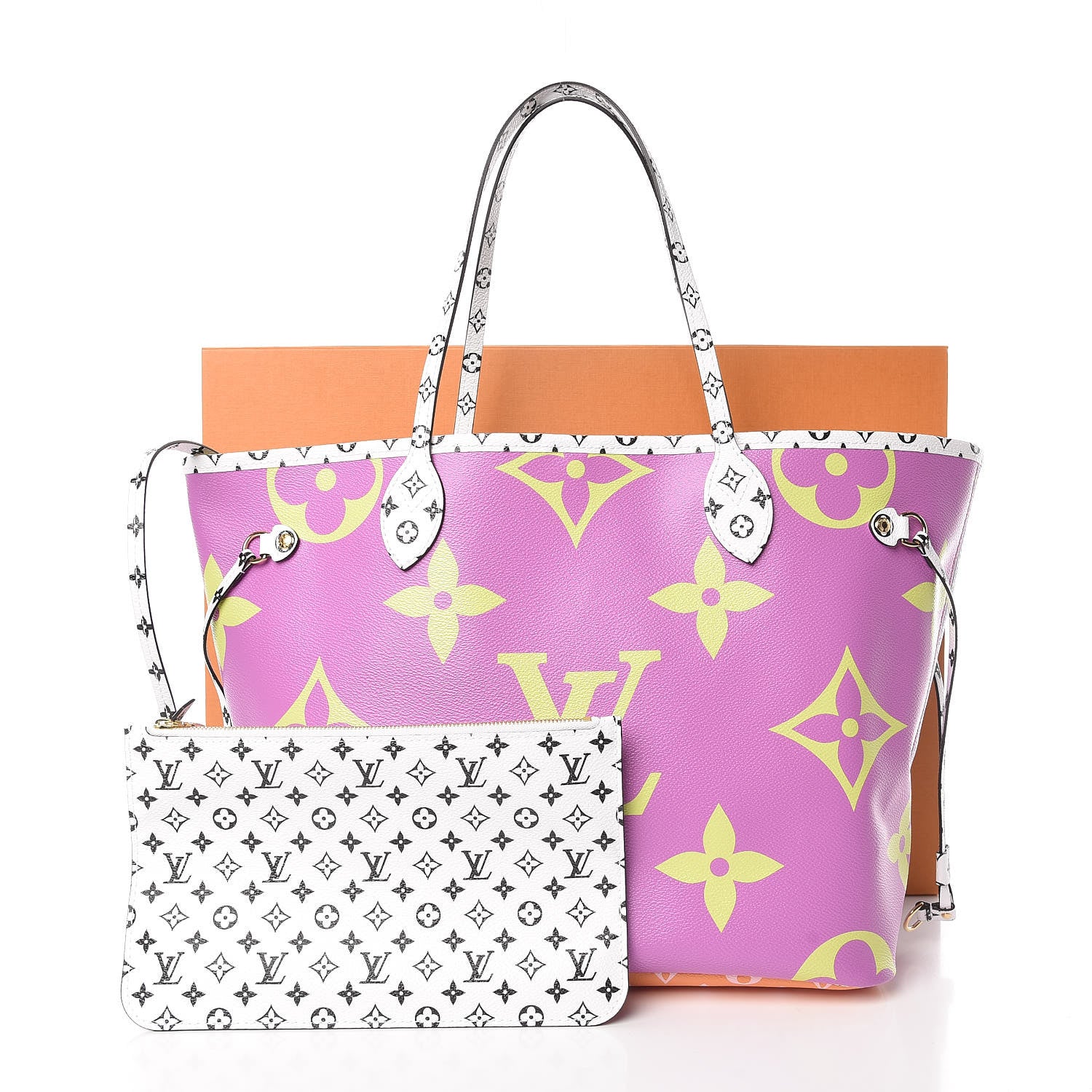 Louis Vuitton Monogram Giant Neverfull MM Pink Lilac 12 of 12
