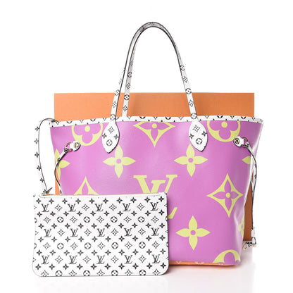Louis Vuitton Monogram Giant Neverfull MM Pink Lilac 12 of 12