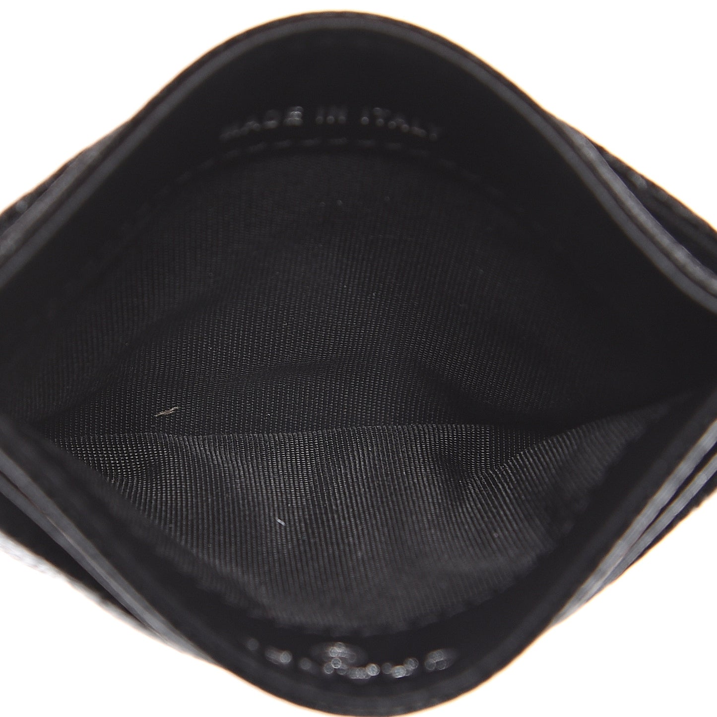 Caviar Quilted Incognito Card Holder Black