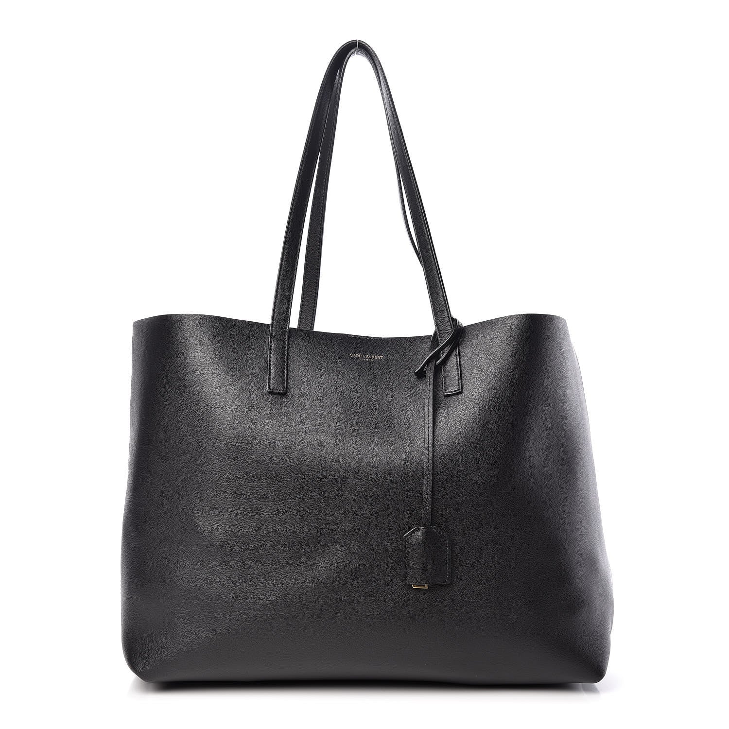 Saint Laurent Calfskin Large Shopping Tote Black 3 of 13