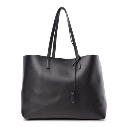 Saint Laurent Calfskin Large Shopping Tote Black 3 of 13