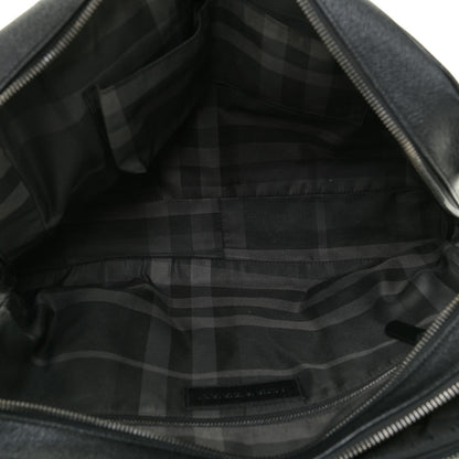 Burberry Textured Calfskin Briefcase Black 7 of 9