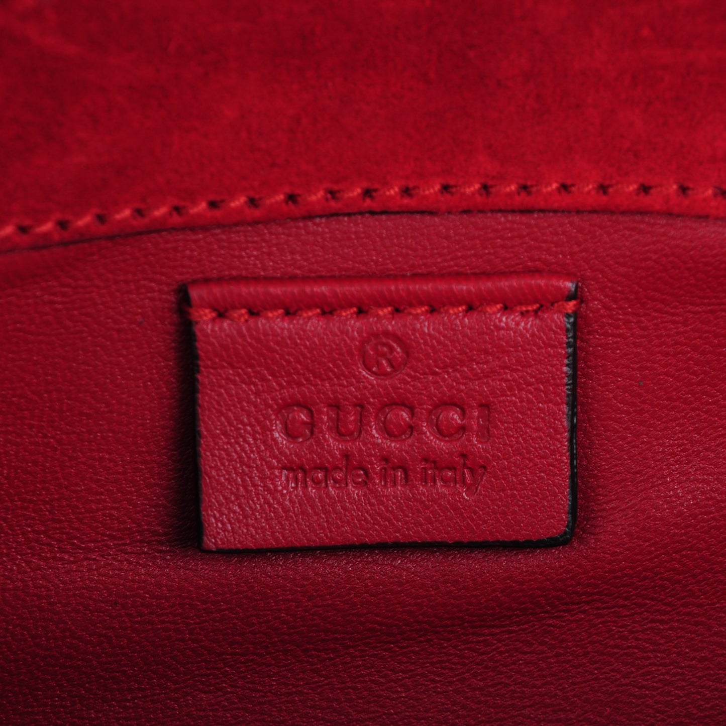 Patent Microguccissima Small Broadway Clutch Rose Bed