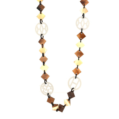 Hermes Buffalo Horn Lacquer Deva Necklace 1 of 5