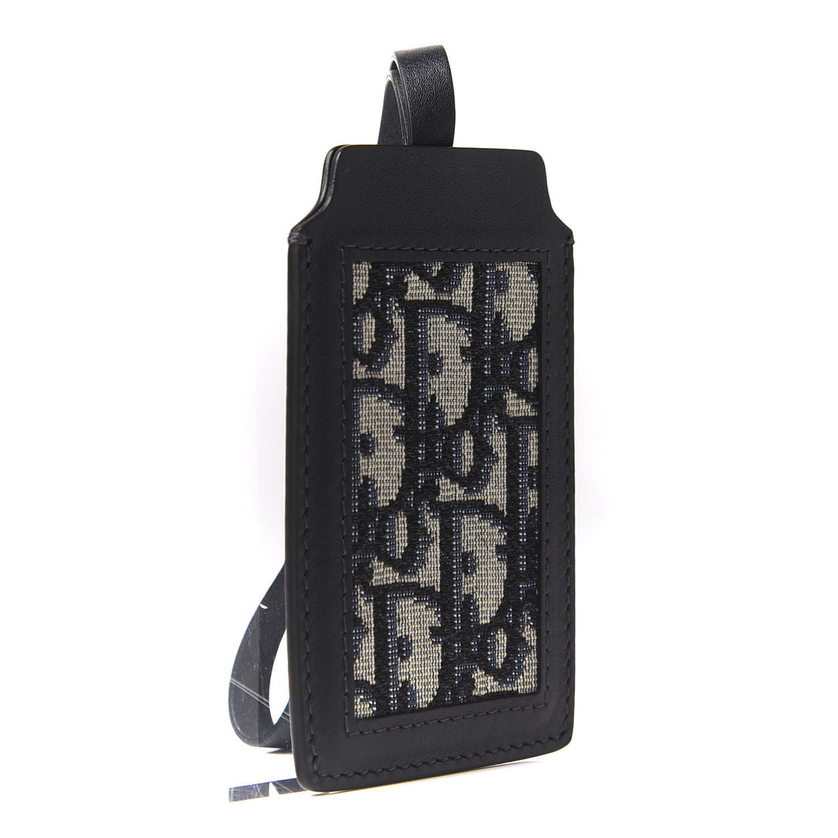 Christian Dior Oblique Luggage Tag Navy Blue 2 of 7