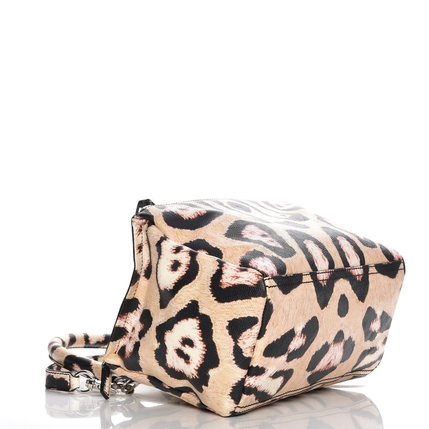 Calfskin Jaguar Print Small Pandora Multicolor