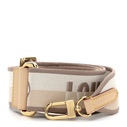 Louis Vuitton Jacquard Speedy Bandouliere 20 Shoulder Strap Beige 1 of 3