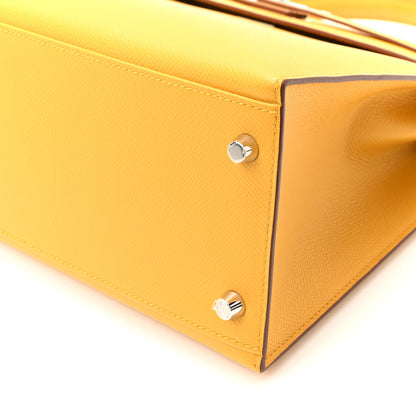 Hermes Epsom Kelly Sellier 32 Jaune Ambre 9 of 9