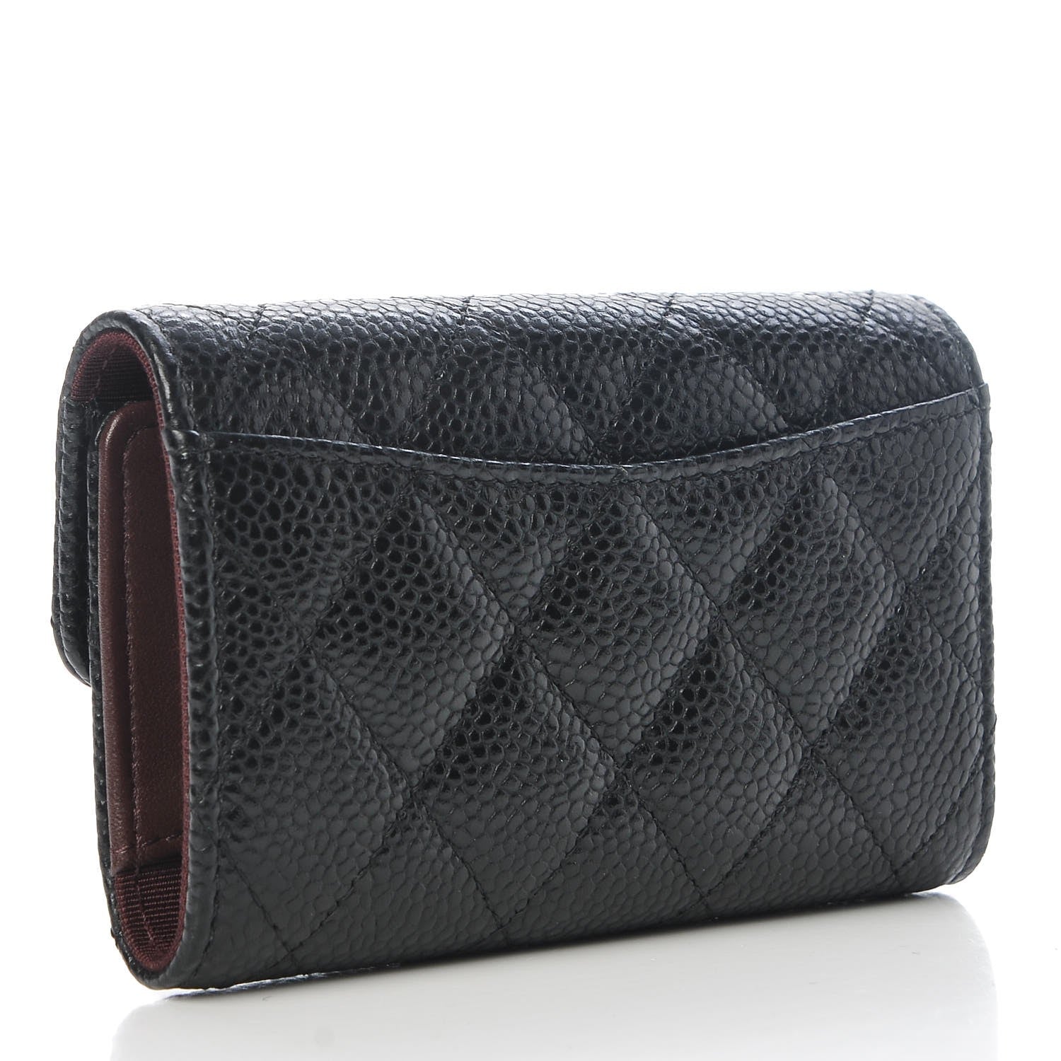 Chanel Caviar Quilted 4 Key Holder Black 3 of 9