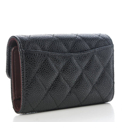 Chanel Caviar Quilted 4 Key Holder Black 3 of 9