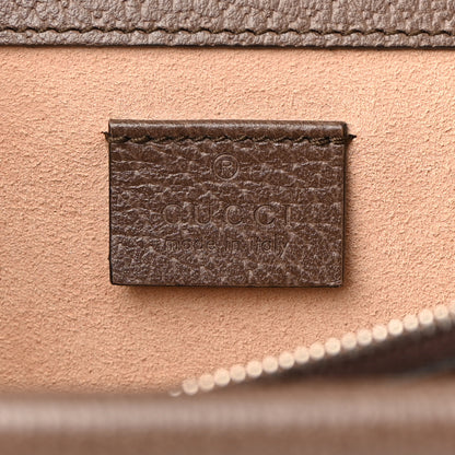 Gucci GG Supreme Monogram Textured Dollar Calfskin Top Handle Dionysus Shoulder Bag Beige Ebony New Acero 6 of 10