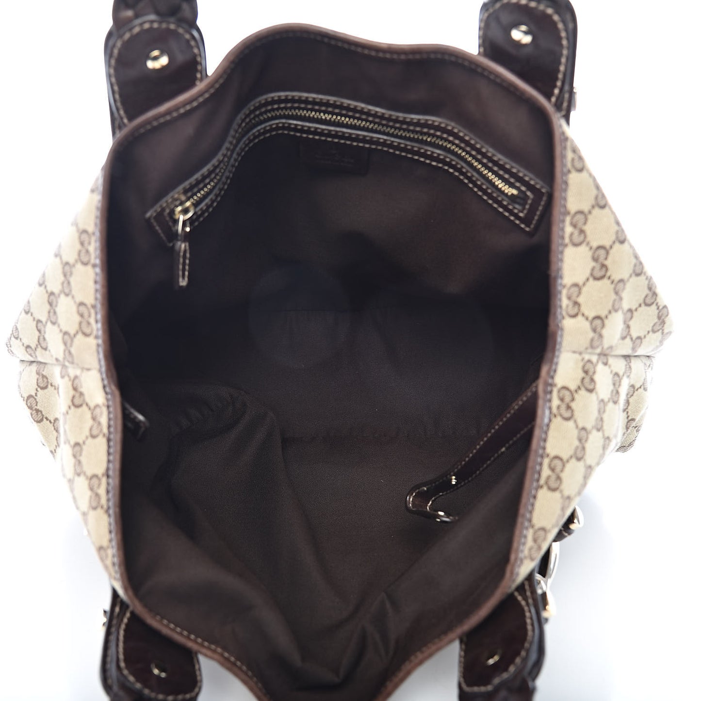Monogram Small Pelham Shoulder Bag Dark Brown