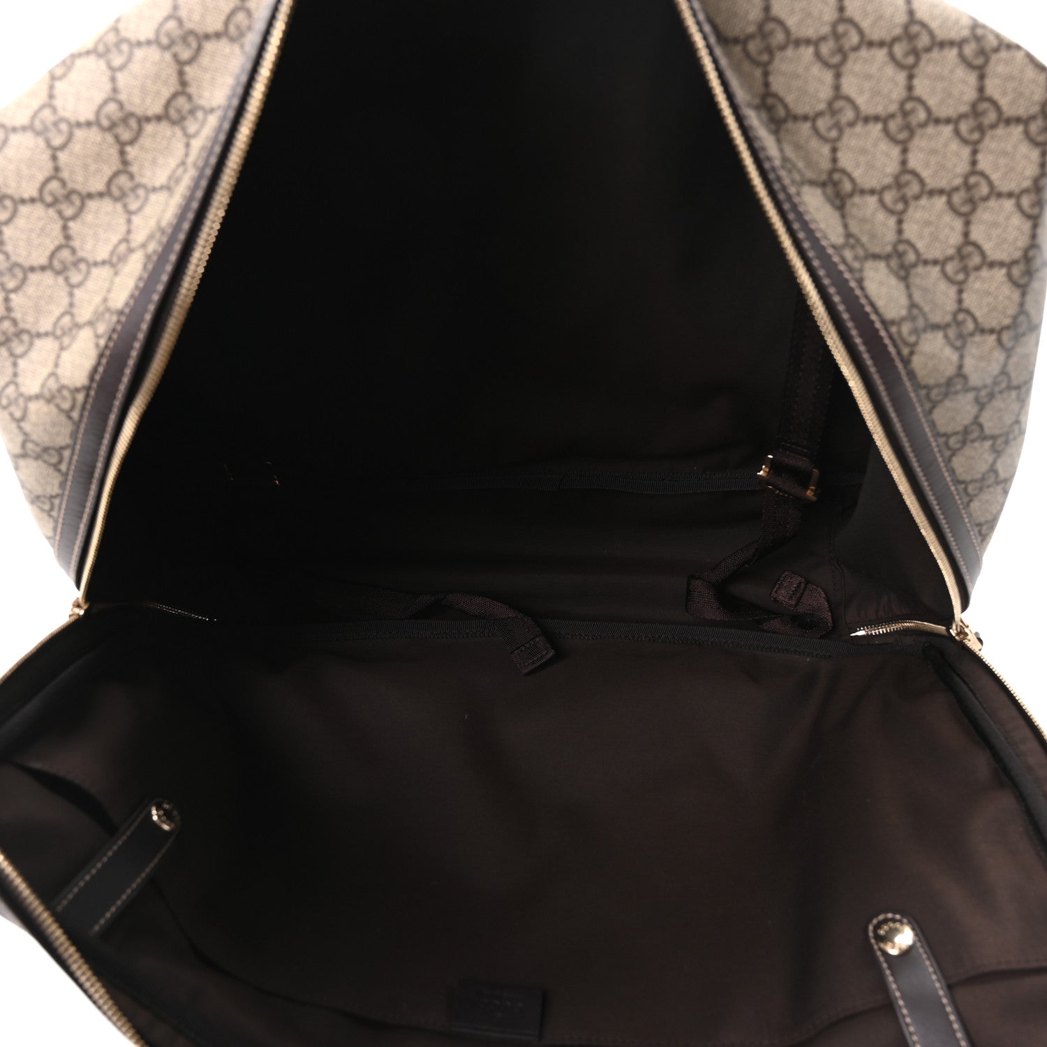 Gucci GG Supreme Monogram Medium Double Handle Briefcase Dark Brown 5 of 10