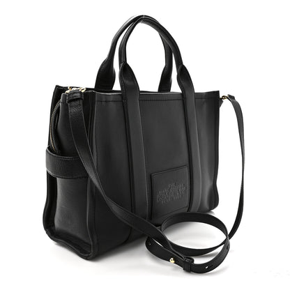 Marc Jacobs Grained Calfskin Medium The Tote Bag Black 3 of 13