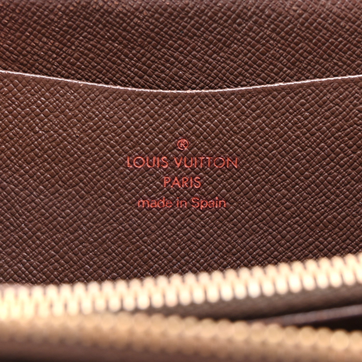 Louis Vuitton Damier Ebene Porte-Monnaie Zippe Zippy Wallet 6 of 6