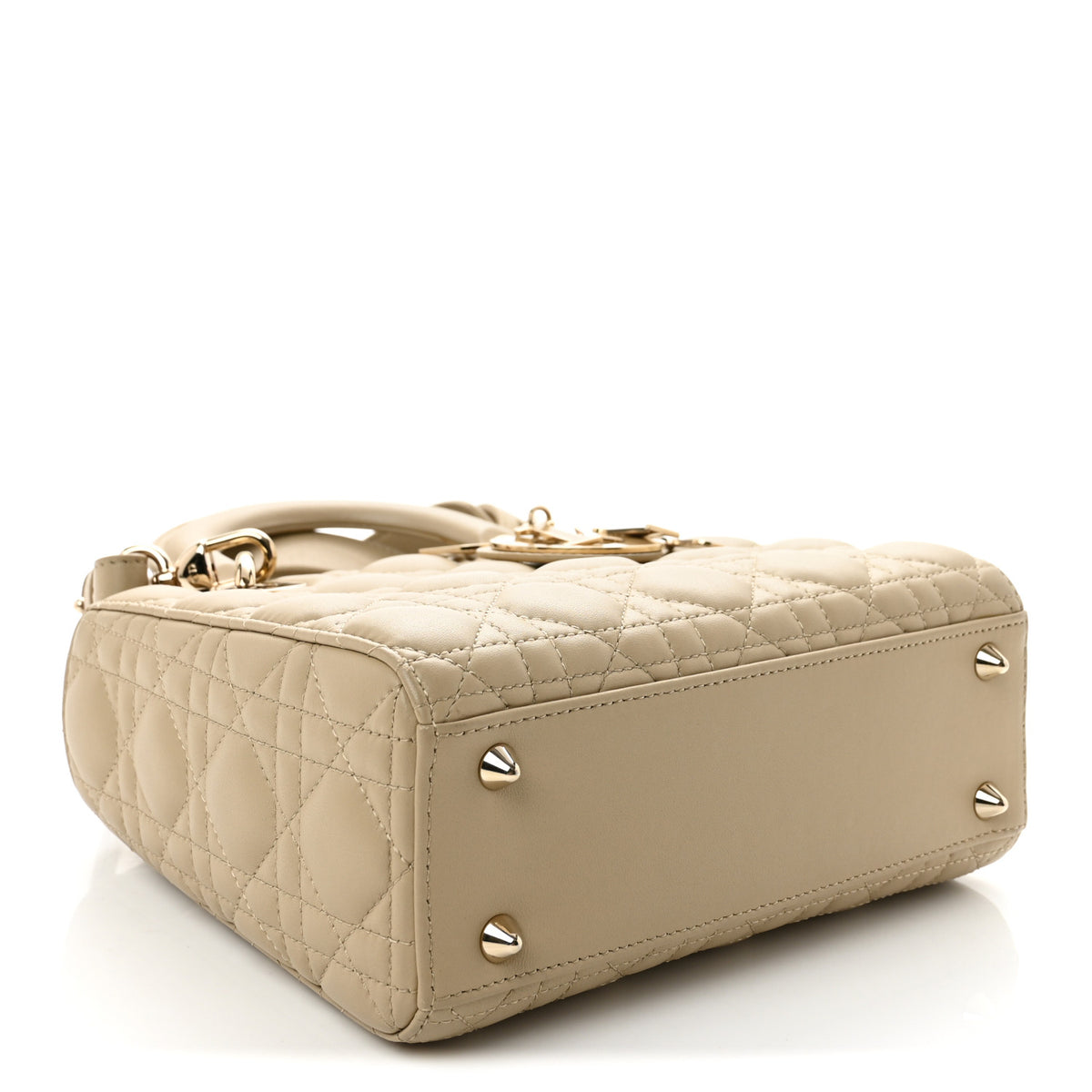 Lambskin Cannage Small My ABCDior Lady Dior Beige