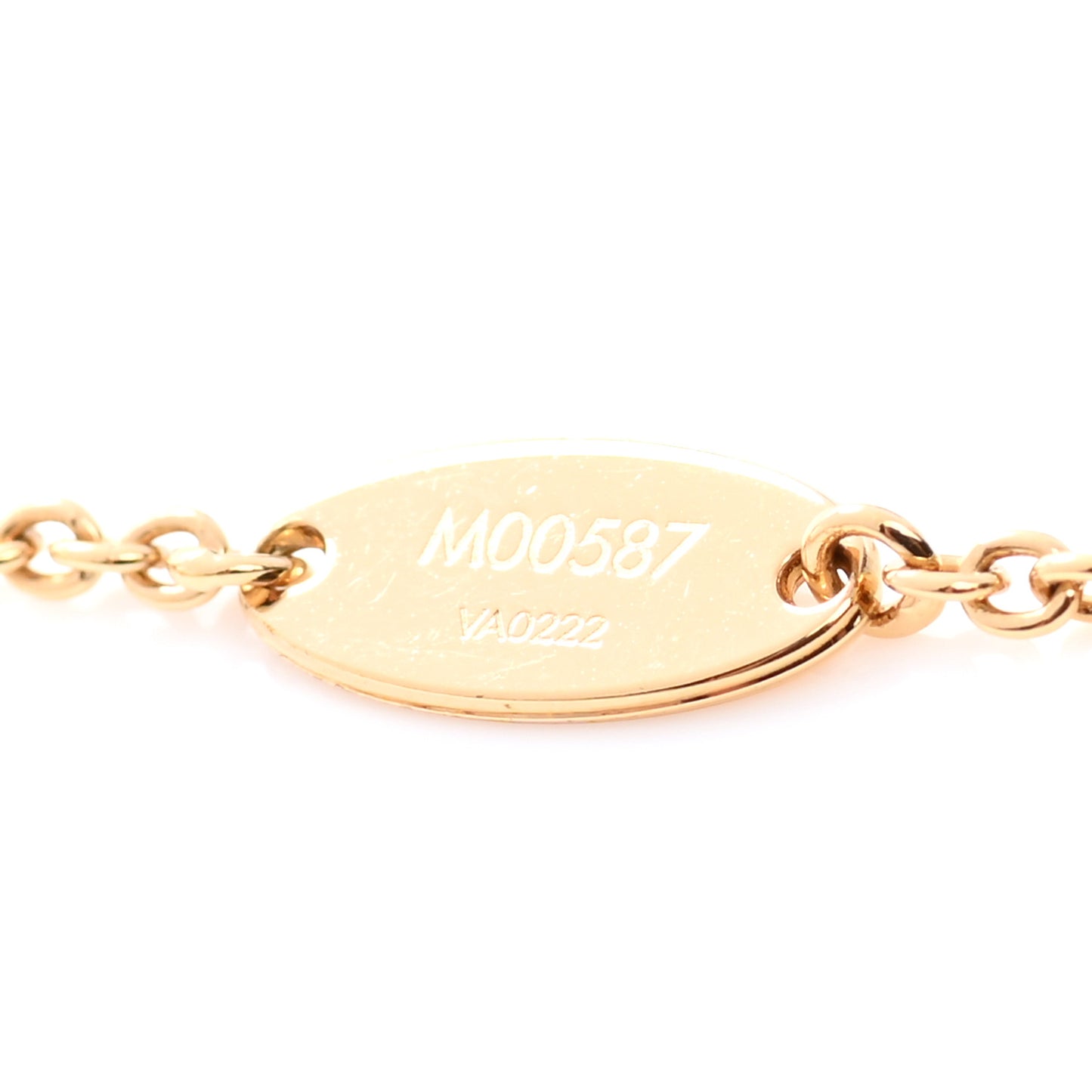 Metal Crystal LV Iconic Bracelet Gold