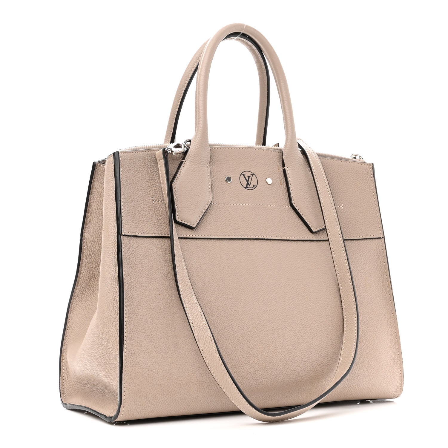 Louis Vuitton Taurillon City Steamer MM Galet 3 of 14