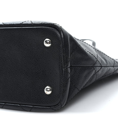 Chanel Grained Calfskin Shopping Fever Tote Black 10 of 10