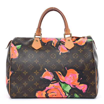 Louis Vuitton Monogram Roses Speedy 30 1 of 16