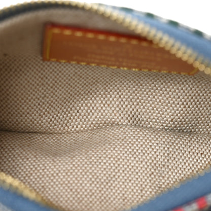 Louis Vuitton Damier Denim Key Pouch Multicolor 5 of 7