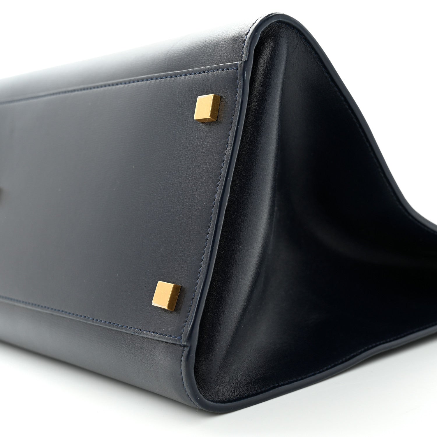 Saint Laurent Calfskin Medium Manhattan Shopper Tote Dark Notte 10 of 20