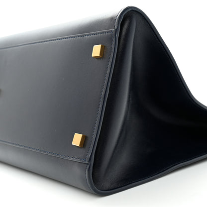 Saint Laurent Calfskin Medium Manhattan Shopper Tote Dark Notte 10 of 20