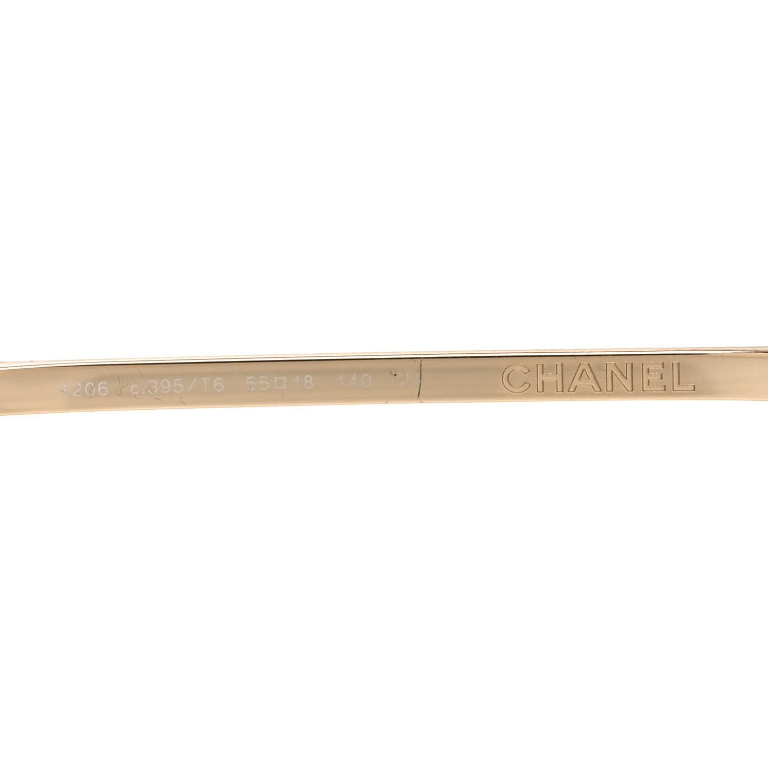 Chanel Round Mirror Sunglasses 4206 Gold 5 of 7
