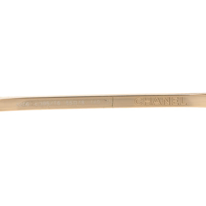 Chanel Round Mirror Sunglasses 4206 Gold 5 of 7