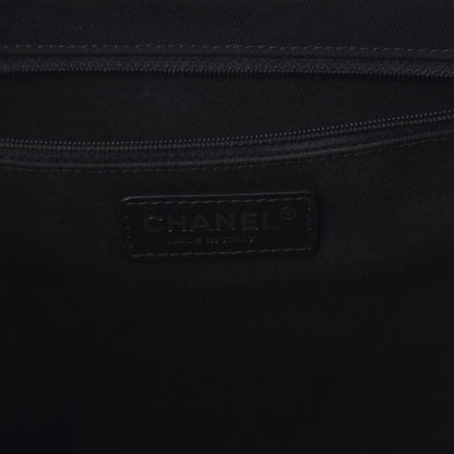 Chanel Grained Calfskin Large Coco Eyelets Shopping Tote Black 8 of 11