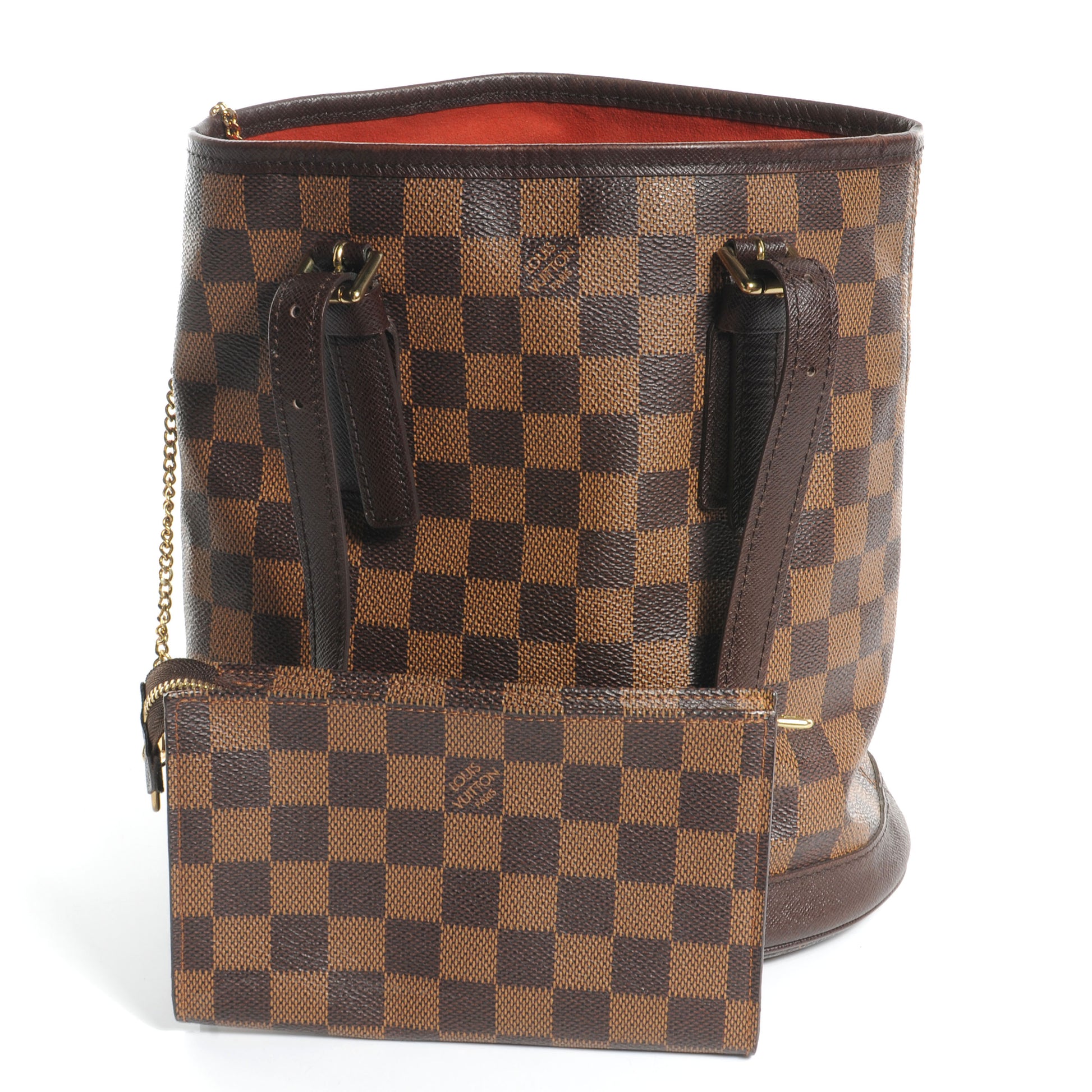 Louis Vuitton Damier Ebene Marais Bucket 23 4 of 9