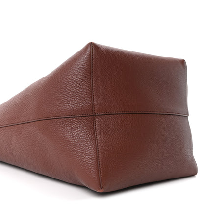 The Row Grained Calfskin Large N/S Park Tote Burnt Wood 9 of 10