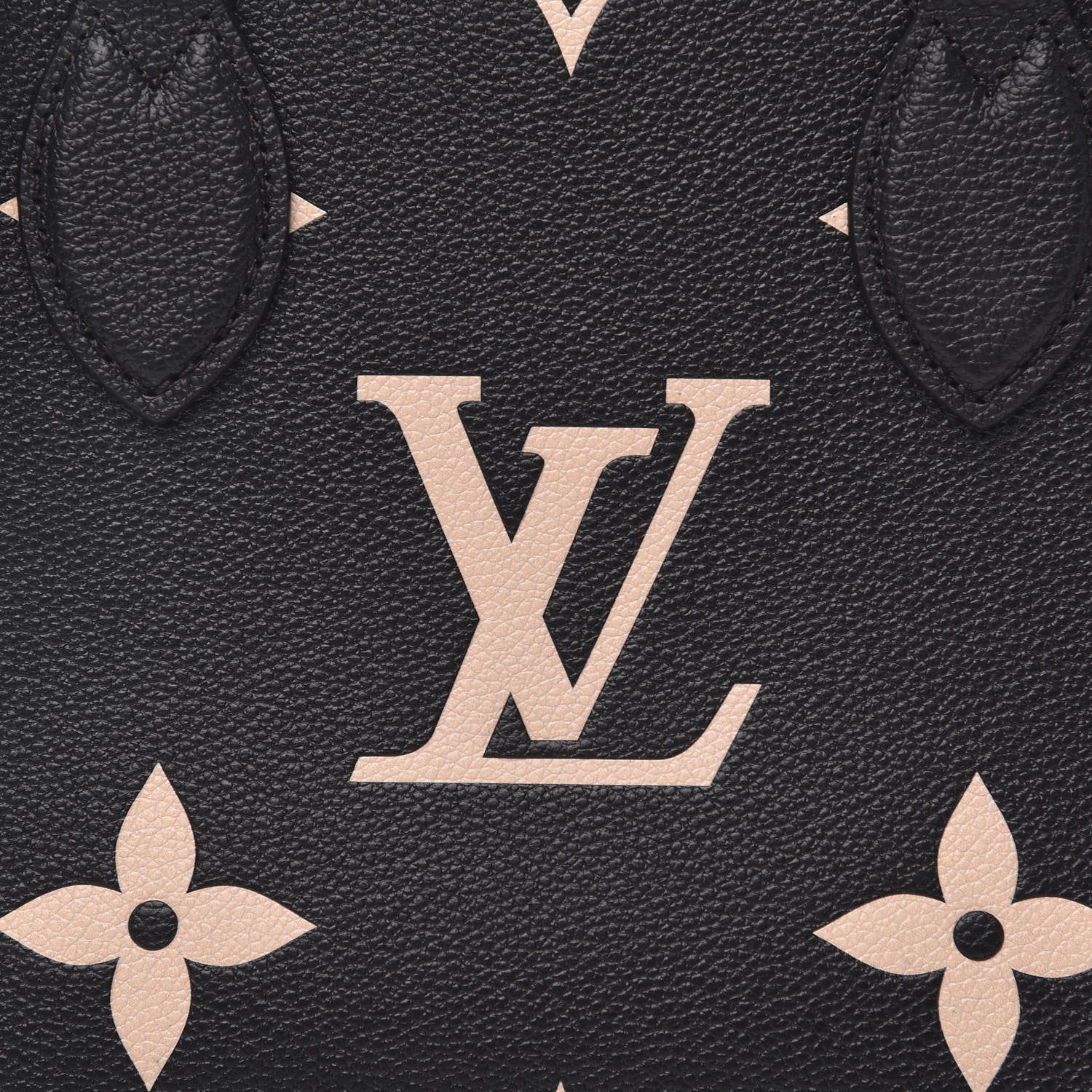 Louis Vuitton Empreinte Monogram Giant Onthego PM Black Beige 10 of 10
