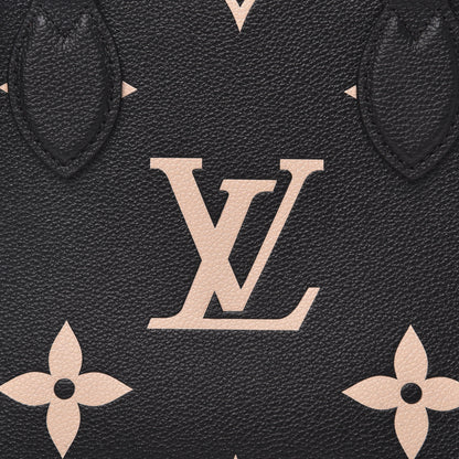 Louis Vuitton Empreinte Monogram Giant Onthego PM Black Beige 10 of 10