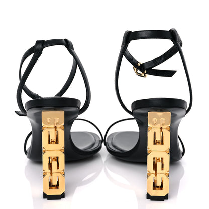 Givenchy Smooth Nappa G Cube 85mm Sandals 38 Black 10 of 11