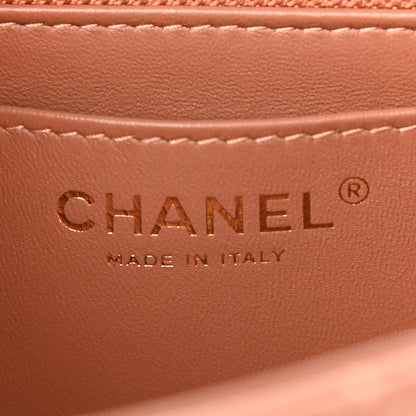 Chanel Lambskin Quilted Mini Rectangular Flap Brown 6 of 10