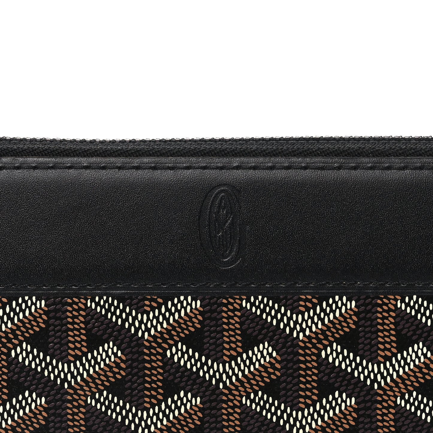 Goyardine Matignon Zip Around GM Wallet Black