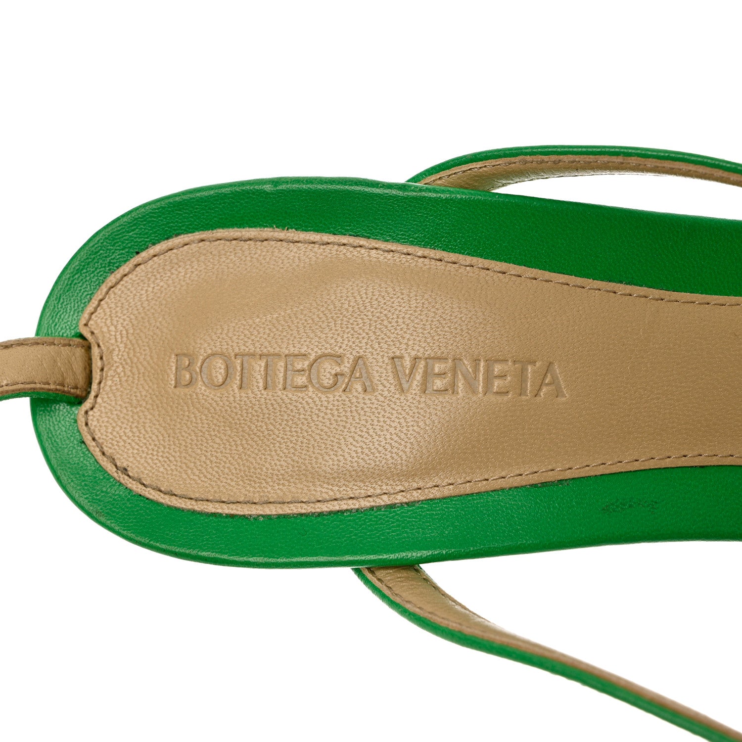 Bottega Veneta Lambskin Stretch Multi Strap 90mm Sandals 40 Grass 3 of 11
