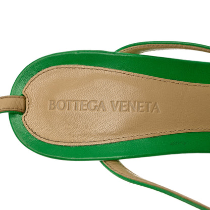 Bottega Veneta Lambskin Stretch Multi Strap 90mm Sandals 40 Grass 3 of 11