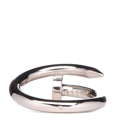 Cartier 18K White Gold Juste Un Clou Ring 52 6 4 of 5