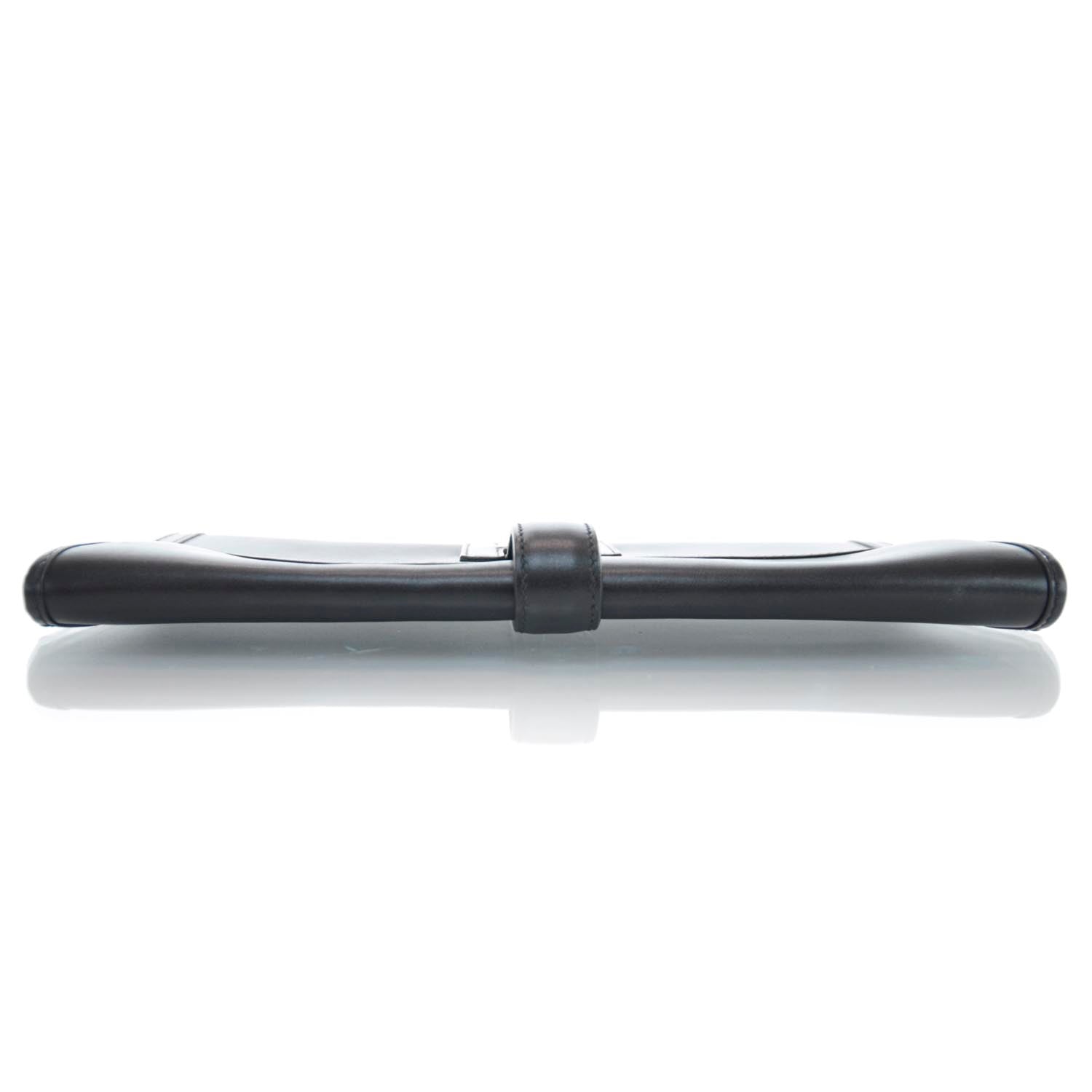 Hermes Box Leather Jige Clutch Black 4 of 9