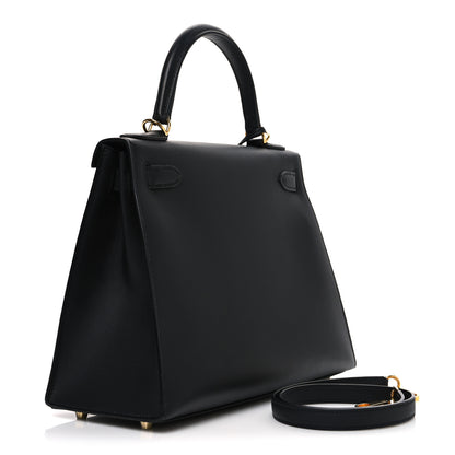 Hermes Sombrero Kelly Sellier 28 Black 3 of 11